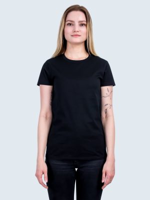 Ekologisk T-shirt, Slim Fit, Feminin passform, Dam
