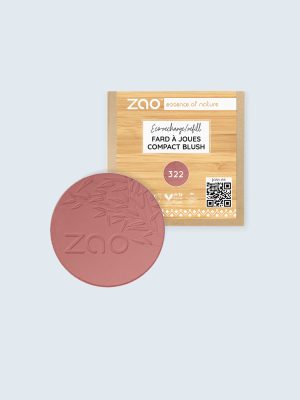ZAO, Ekologisk Compact Blush, Refill, 9 g