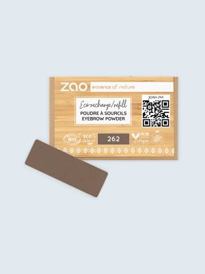 ZAO, Ekologiskt Ögonbrynspuder, Refill, 1,3 g