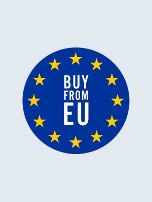 Buy from EU, Bilklistermärke, Bumper Sticker