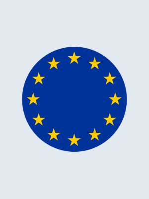 EU-flagga, Bilklistermärke, Bumper Sticker