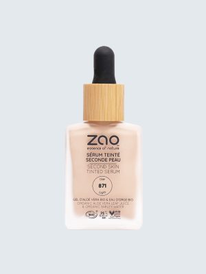 ZAO, Ekologisk Second Skin Tinted Serum Foundation