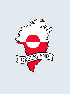 Greenland, Bilklistermärke, Bumper Sticker