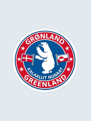 Grönland, Kalaallit Nunaat, Bilklistermärke, Bumper Sticker